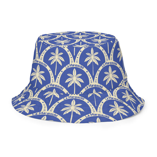 La Marquesina Reversible Palms Bucket Hat