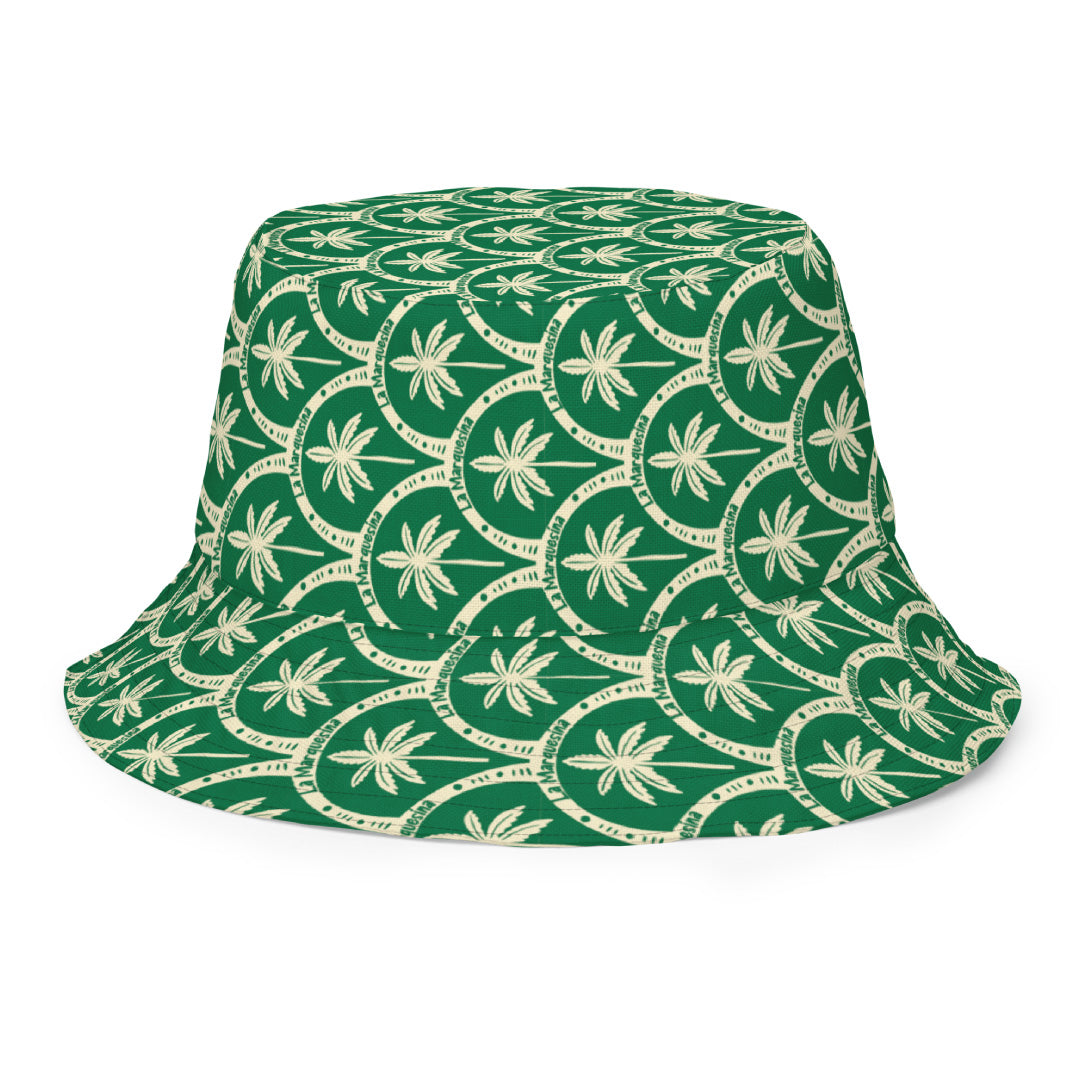 La Marquesina Reversible Palms Bucket Hat