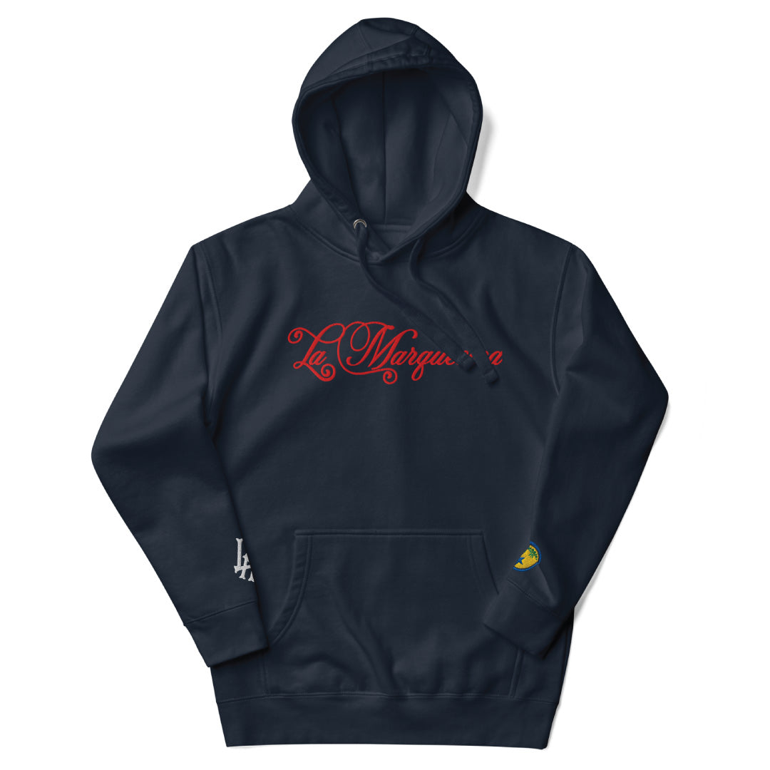 La Marquesina Embroidered Script Hoodie