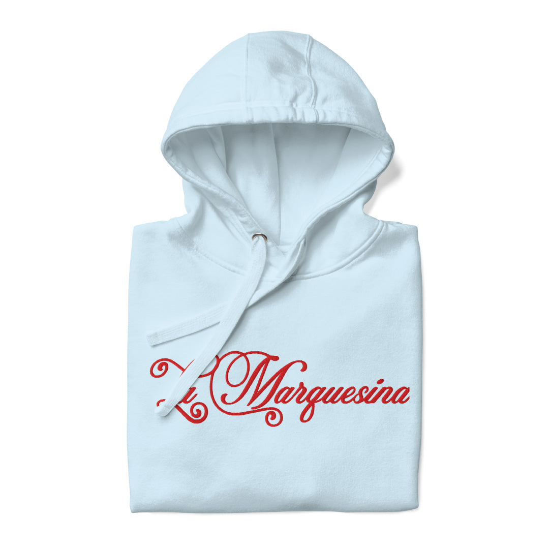 La Marquesina Embroidered Script Hoodie