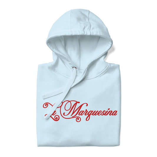 La Marquesina Embroidered Script Hoodie