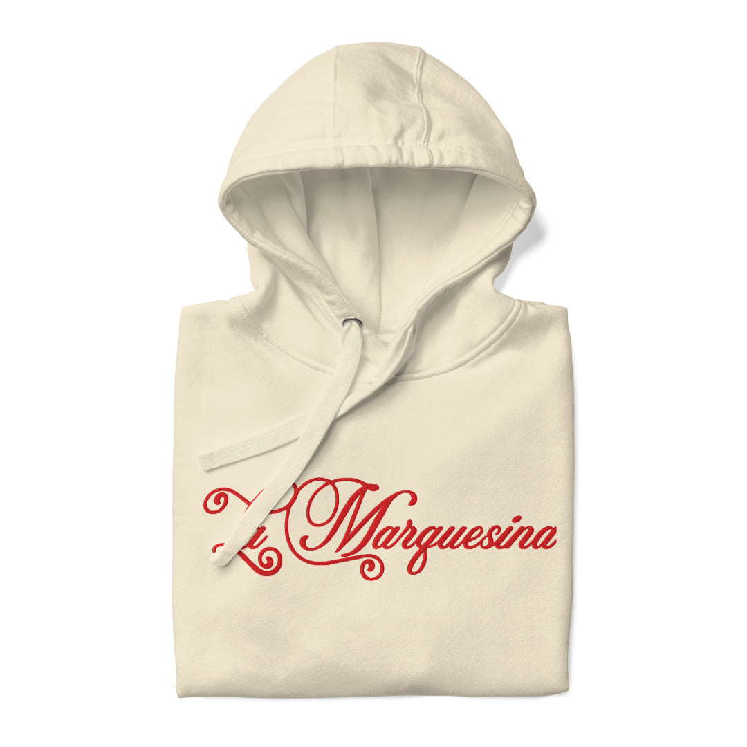La Marquesina Embroidered Script Hoodie