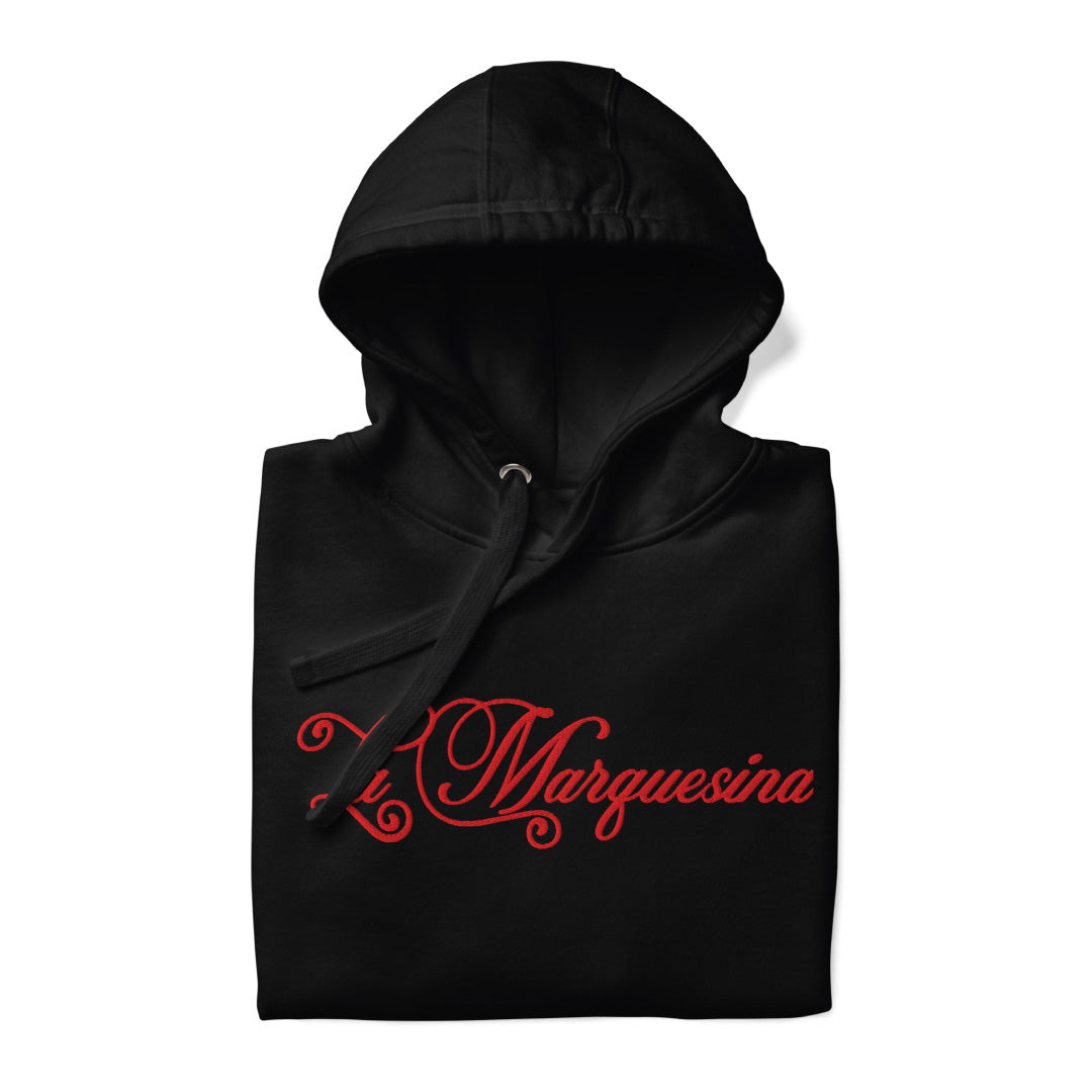 La Marquesina Embroidered Script Hoodie