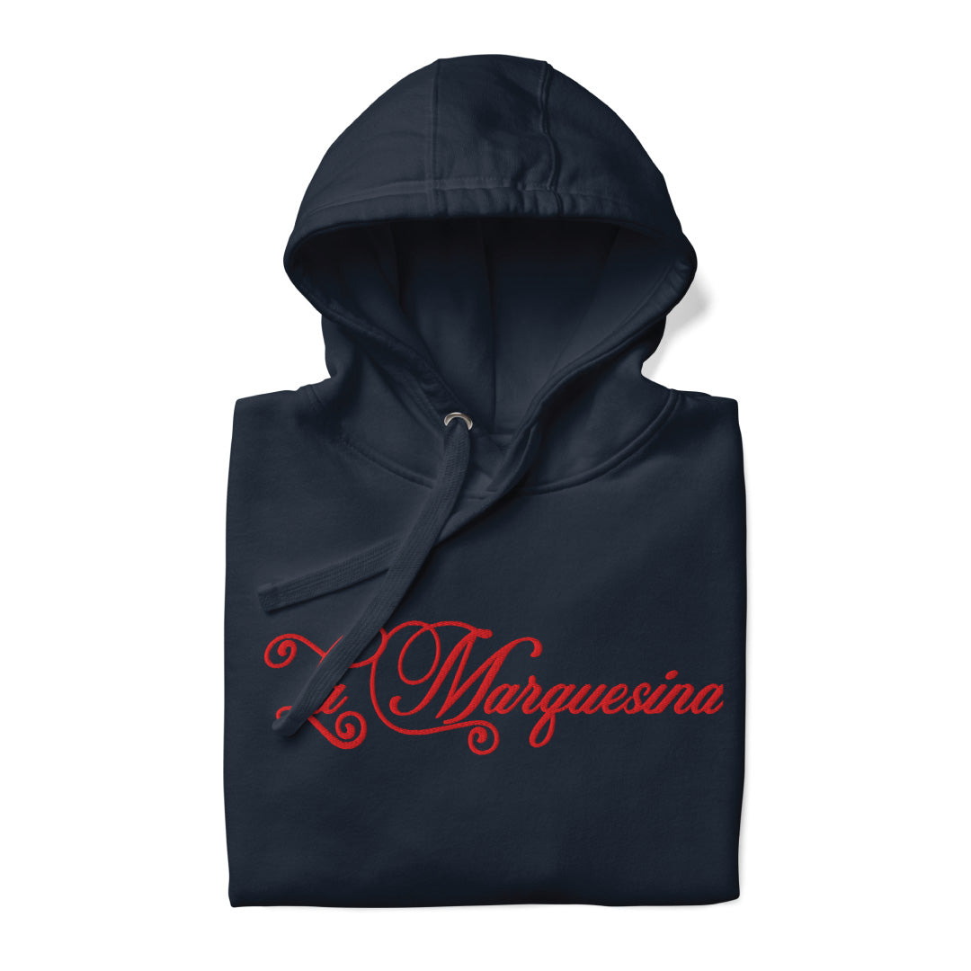La Marquesina Embroidered Script Hoodie