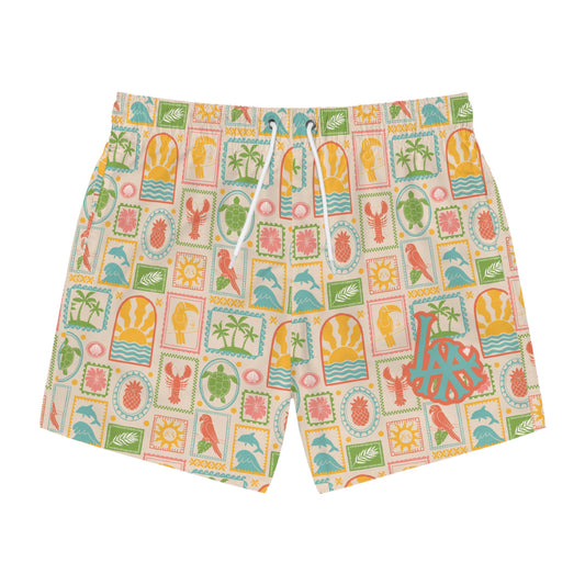 La Marquesina Sea Life Swim Trunks